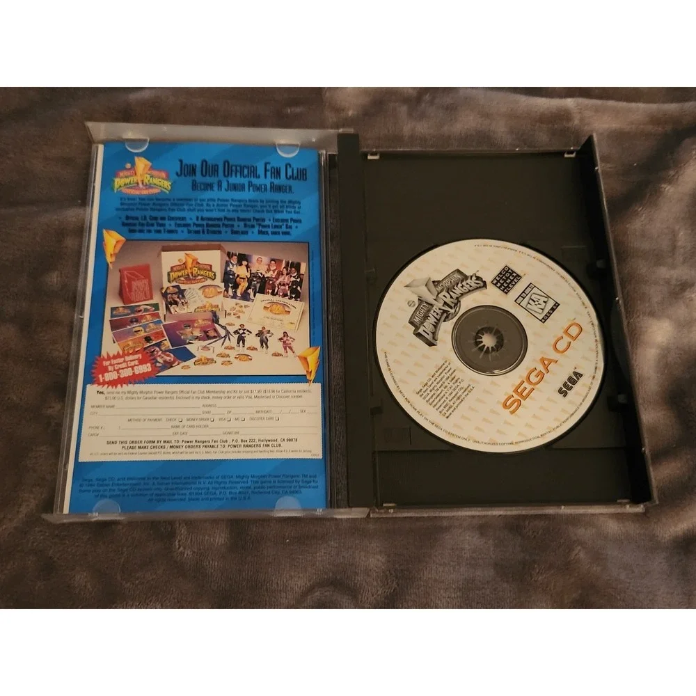 Mighty Morphin Power Rangers (Sega CD, 1995)